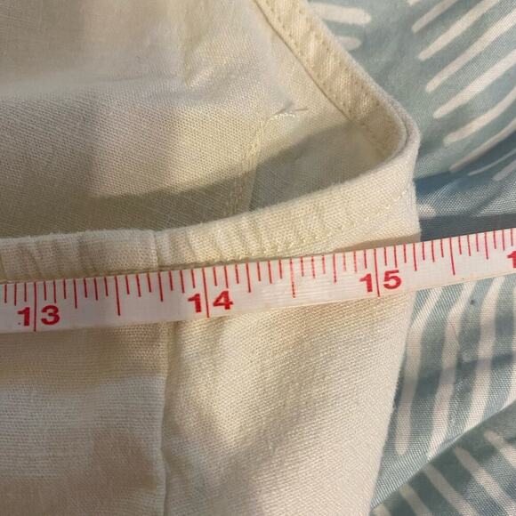 NWT Urban Outfitters Sari Seamed Linen Blend Halter Vest Top In White Size Small - Picture 13 of 13